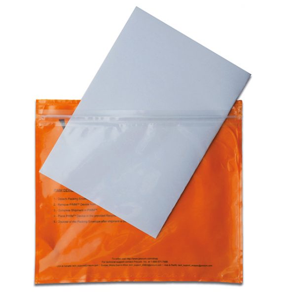 Zipper packing list envelope