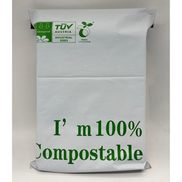 Printing biodegradable compostable mailing bag