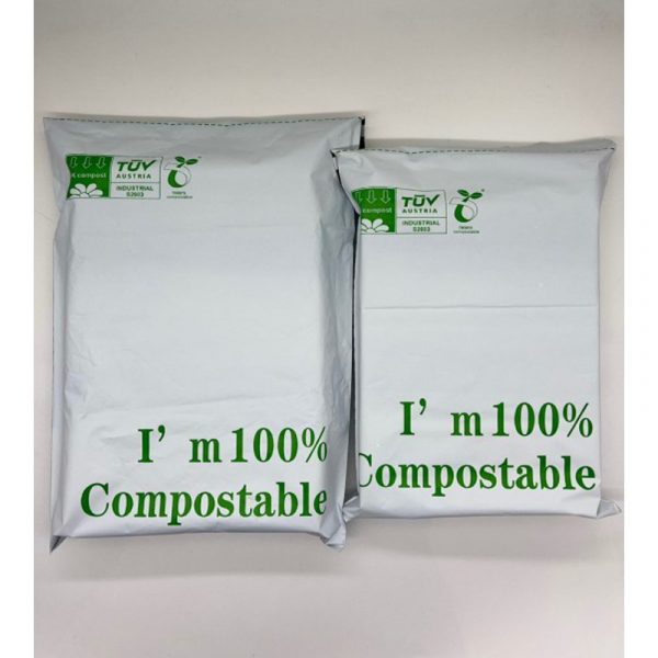 Printing biodegradable compostable mailing bag