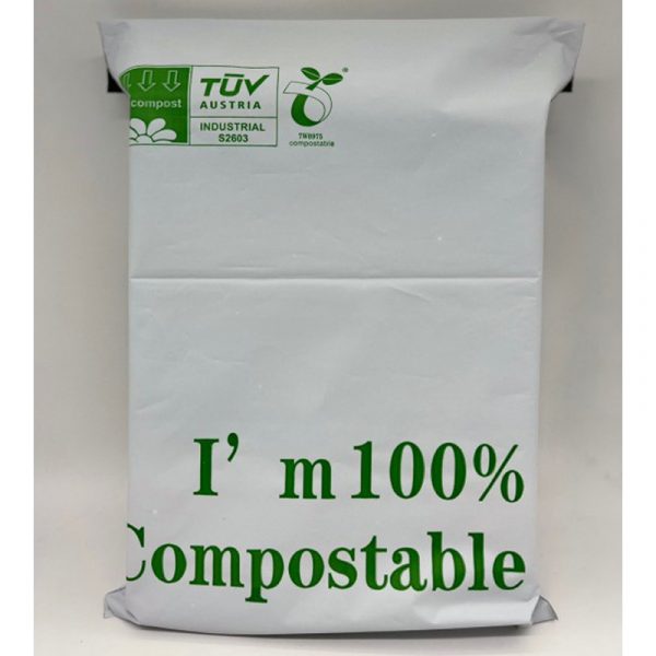 Printing biodegradable compostable mailing bag