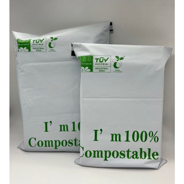 Printing biodegradable compostable mailing bag