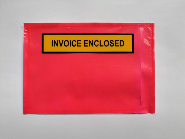 Red color packing list enclosed