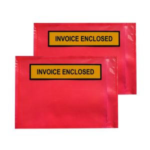 Red color packing list enclosed