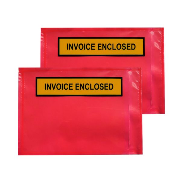 Red color packing list enclosed