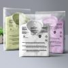 Custom logo Frosted Plastic Zip Lock Self Sealing Bag