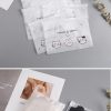 Custom logo Frosted Plastic Zip Lock Self Sealing Bag