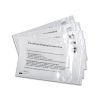 Reclosabe zipper locking envelope