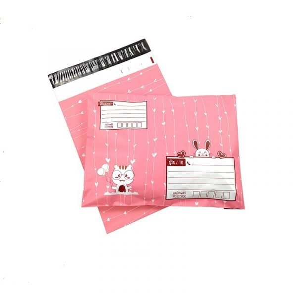 Recycled material poly mailer