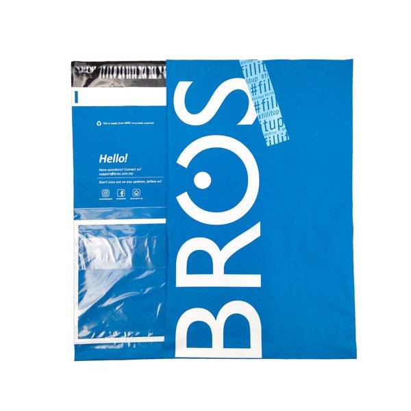 Recycled material poly mailer