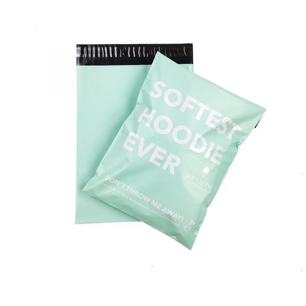 Recycled material poly mailer