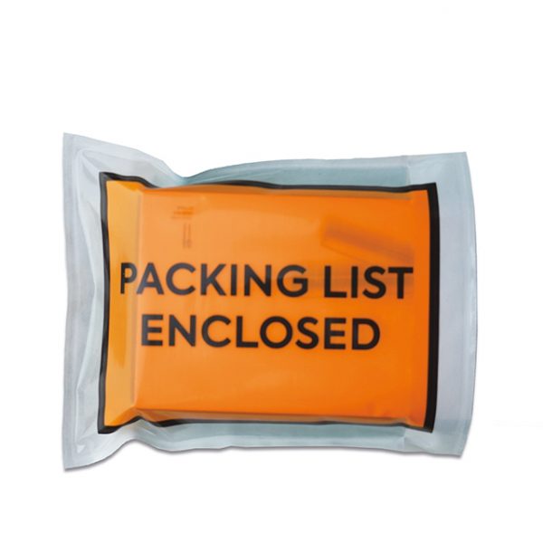 Invoice enclsoed slip pouch