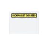 7x5.5inch Pancel face packing list envelope