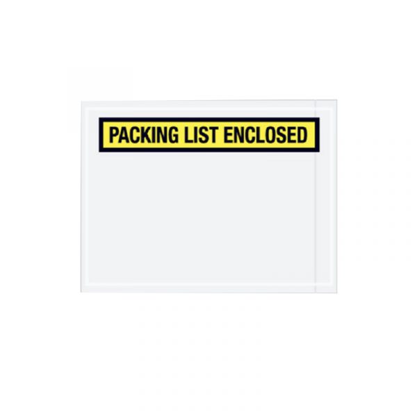 7x5.5inch Pancel face packing list envelope