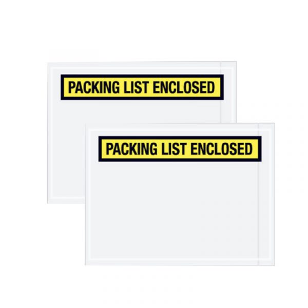 7x5.5inch Pancel face packing list envelope