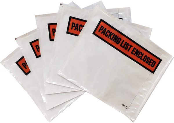 4.5x5.5 Panel face packing list envelope