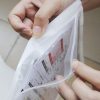 side-loaded zipper envelope