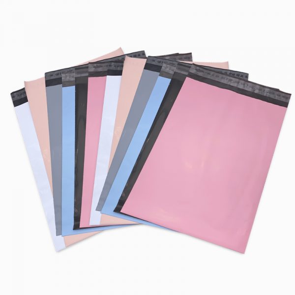 colored film poly mailer