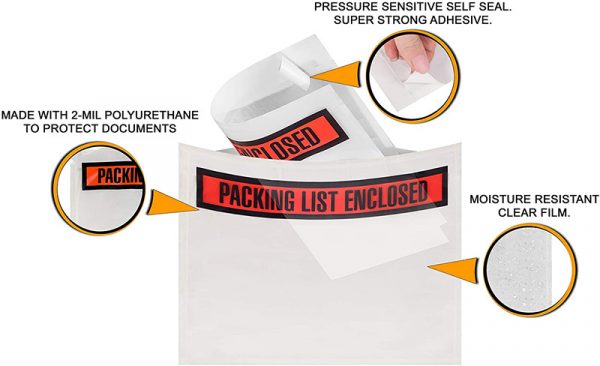 Packing list enclosed