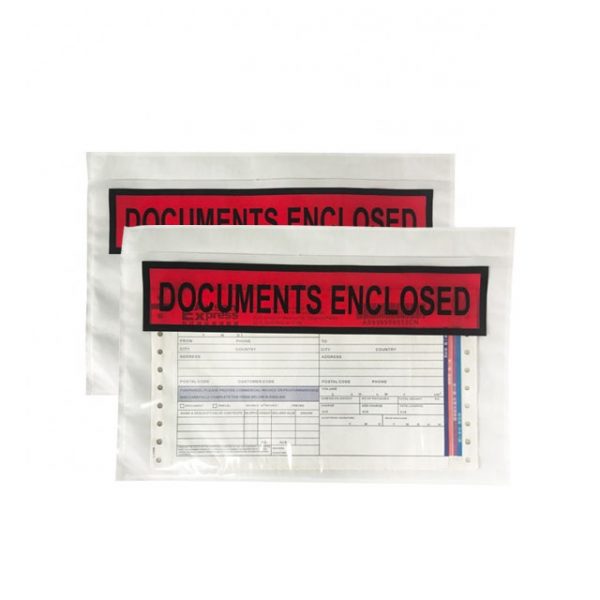 Packing list enclosed envelope