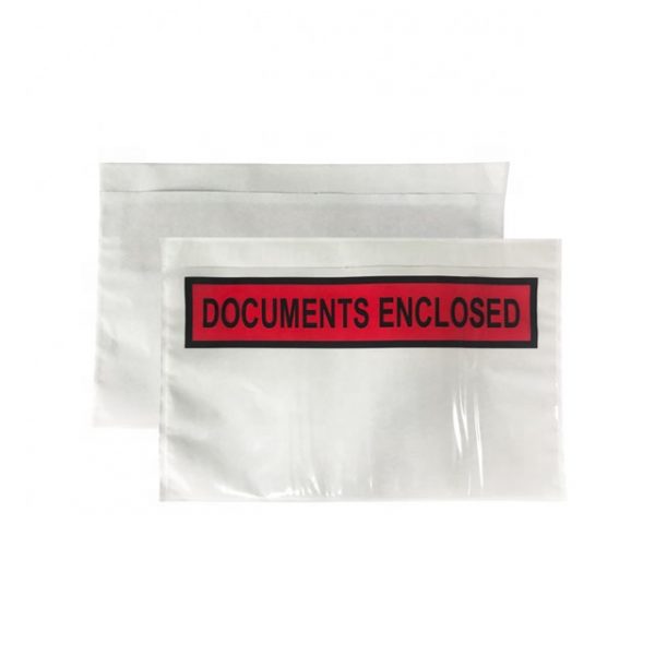 Packing list enclosed envelope