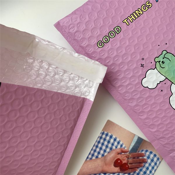 Printed bubble mailer