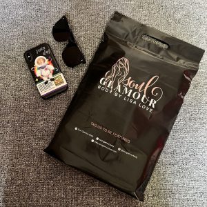 Black Mailing bag with handle