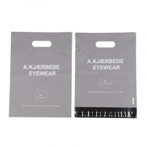 Recycled LDPE poly mailing bag with handle